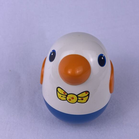 VTG Playskool Chime BellsPenguin Bird Roly PolyWeeble Duck Baby Toddler Toy - Picture 6 of 13